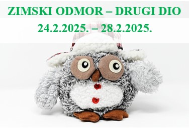 Zimski odmor učenika – Drugi dio