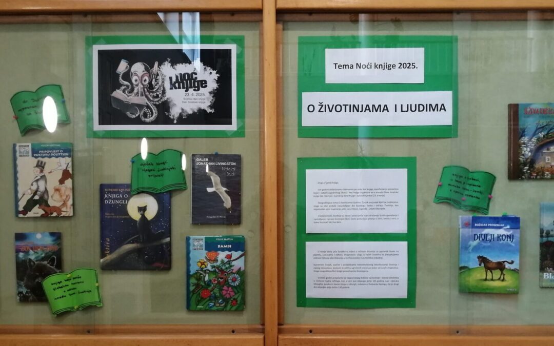 Noć knjige 2025. – O životinjama i ljudima