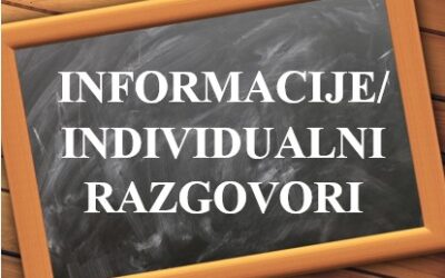 Informacije / individualni razgovori