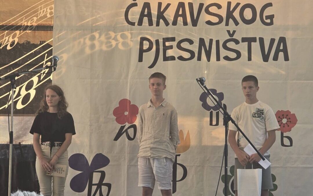 Naši učenici nagrađeni na završnoj svečanosti literarnog natječaja  “Di ča slaje zvoni” u Žminju
