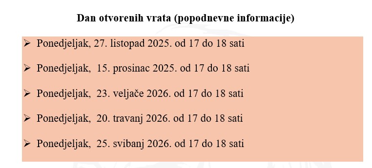 info - otvorena vrata