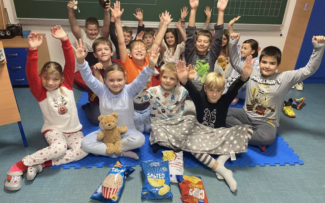 Pidžama party u produženom boravku u PŠ Dramalj